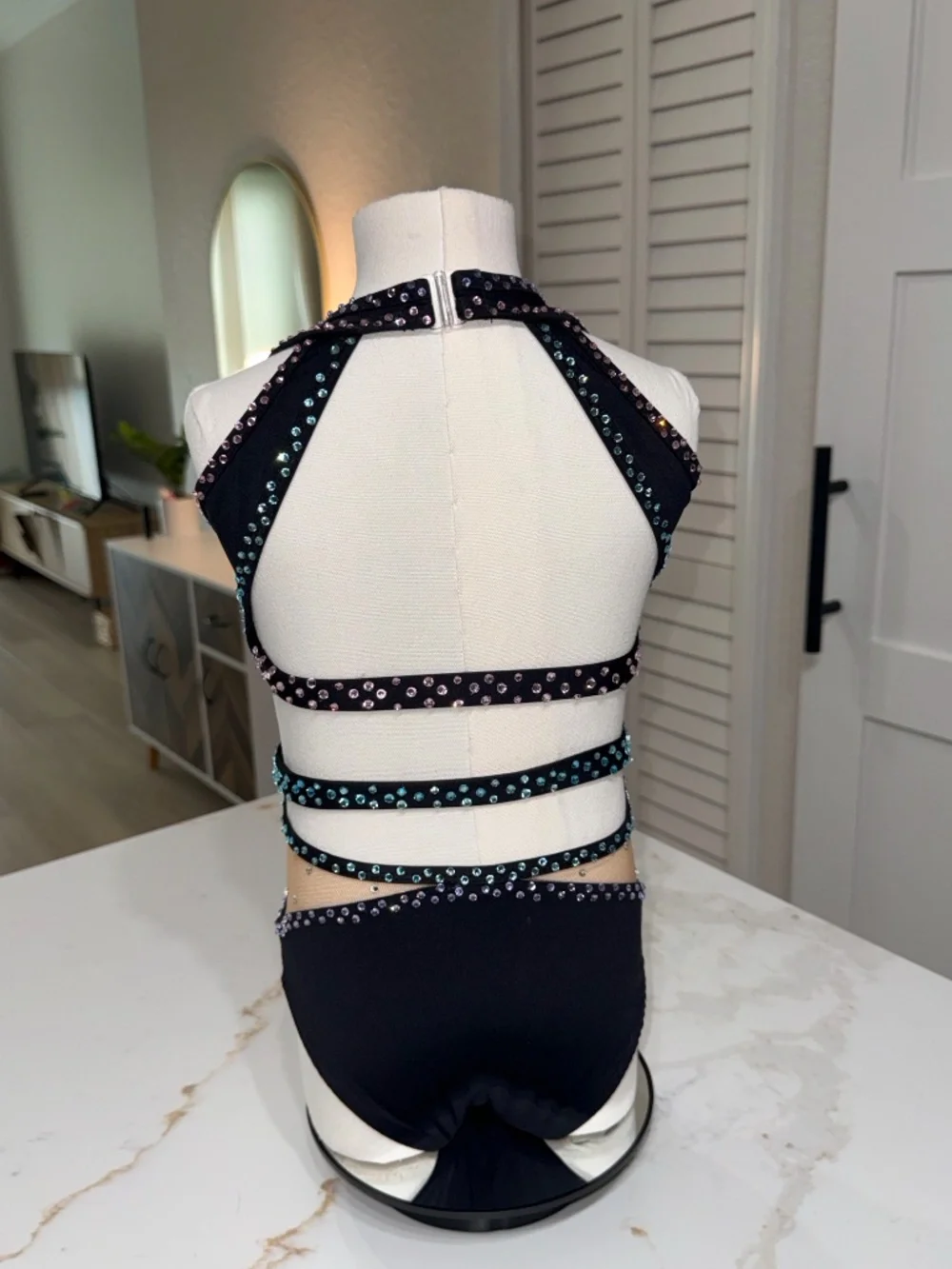 Semi Custom LA Designs Black Leotard Size Child XS